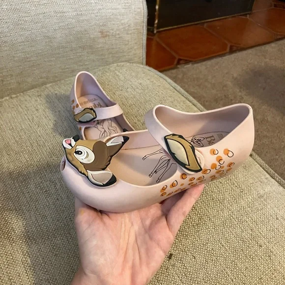 Disney Bambi mini Melissa girls flat shoes - Picture 3 of 6